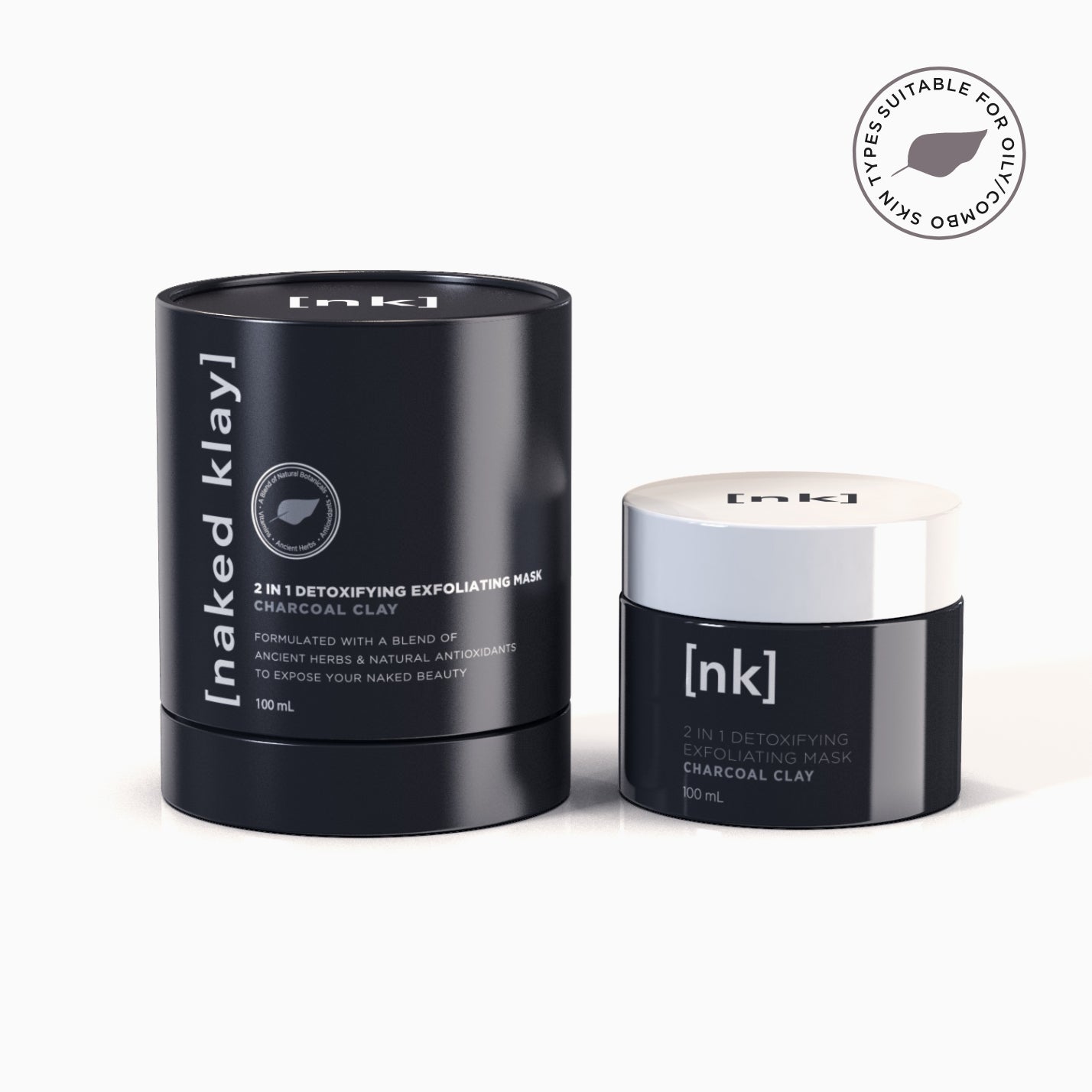 2 In 1 Detoxifying Exfoliating Mask - Charcoal Clay