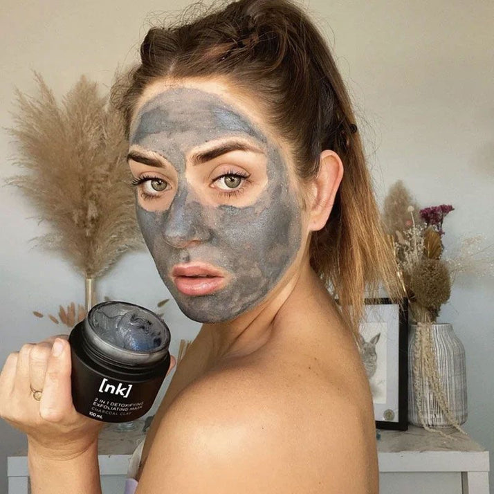 2 In 1 Detoxifying Exfoliating Mask - Charcoal Clay